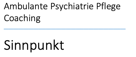 Sinnpunkt  Damian Schnidrig logo