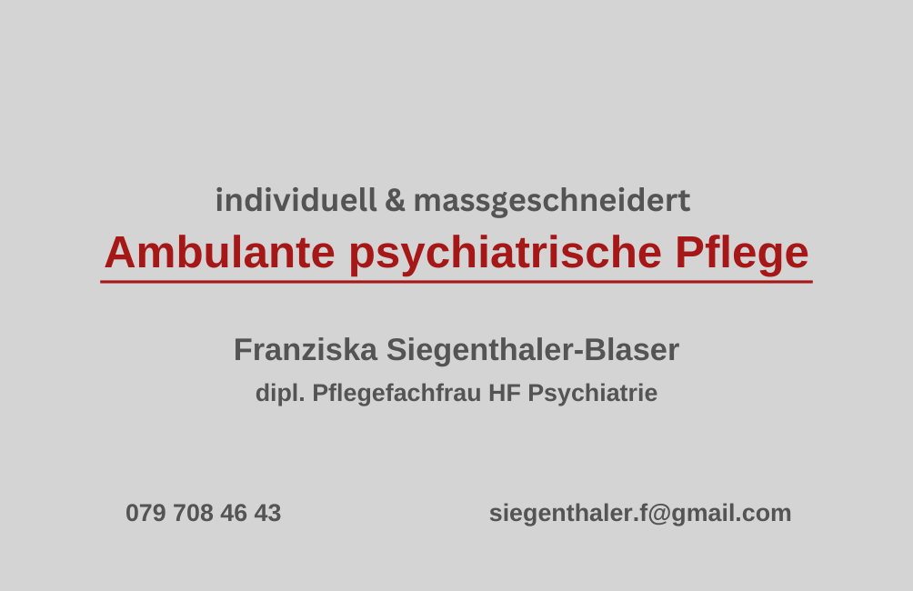 Ambulante psychiatrische Pflege - individuell & massgeschneidert logo
